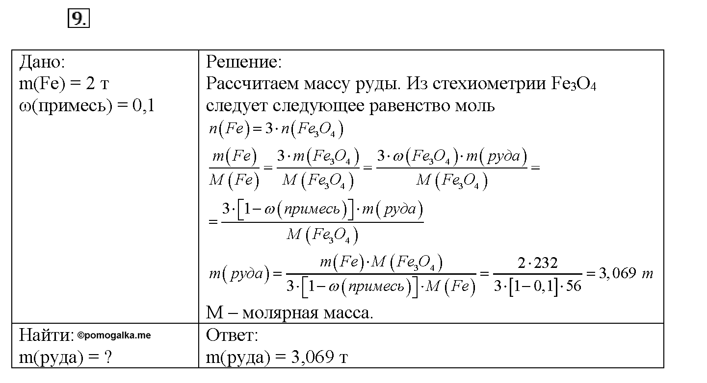 Глава восьмая. Химия и жизнь. §44. Подумайте, ответьте, выполните. Задание №9 — решение 1