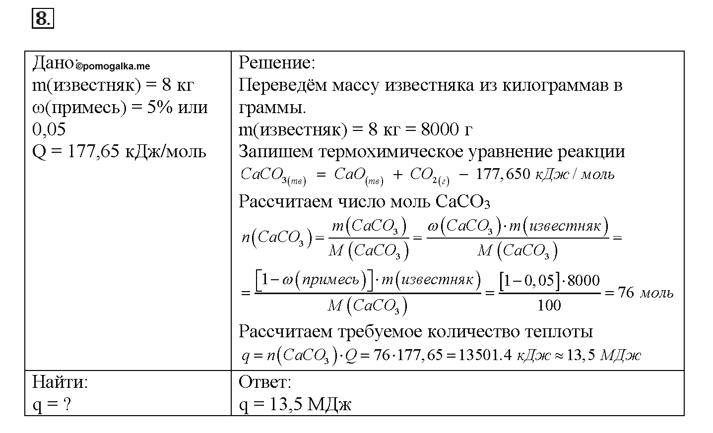 Глава шестая. Металлы. §27. Подумайте, ответьте, выполните. Задание №8 — решение 1