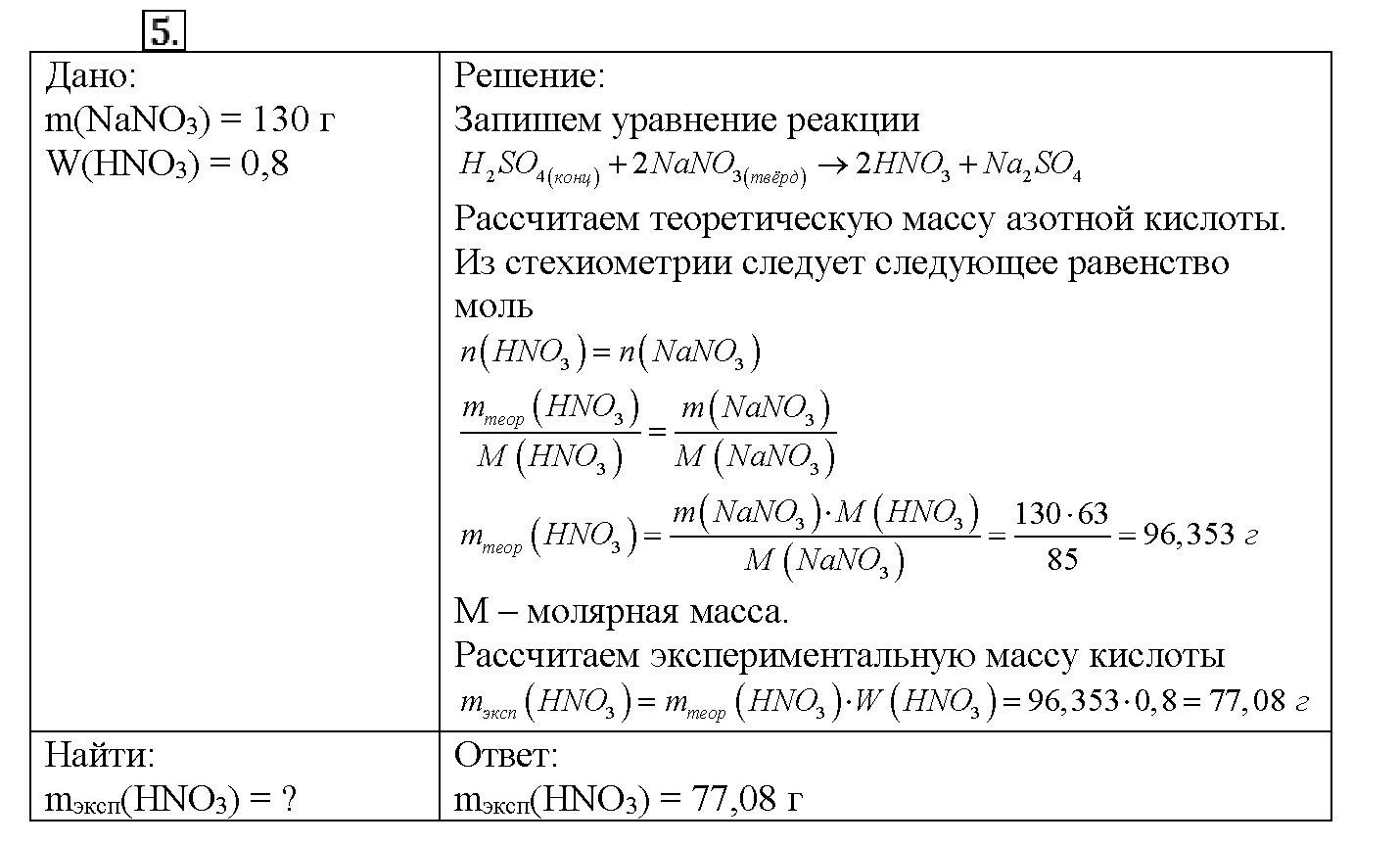 Глава седьмая. Неметаллы. §38. Подумайте, ответьте, выполните. Задание №5 — решение 1