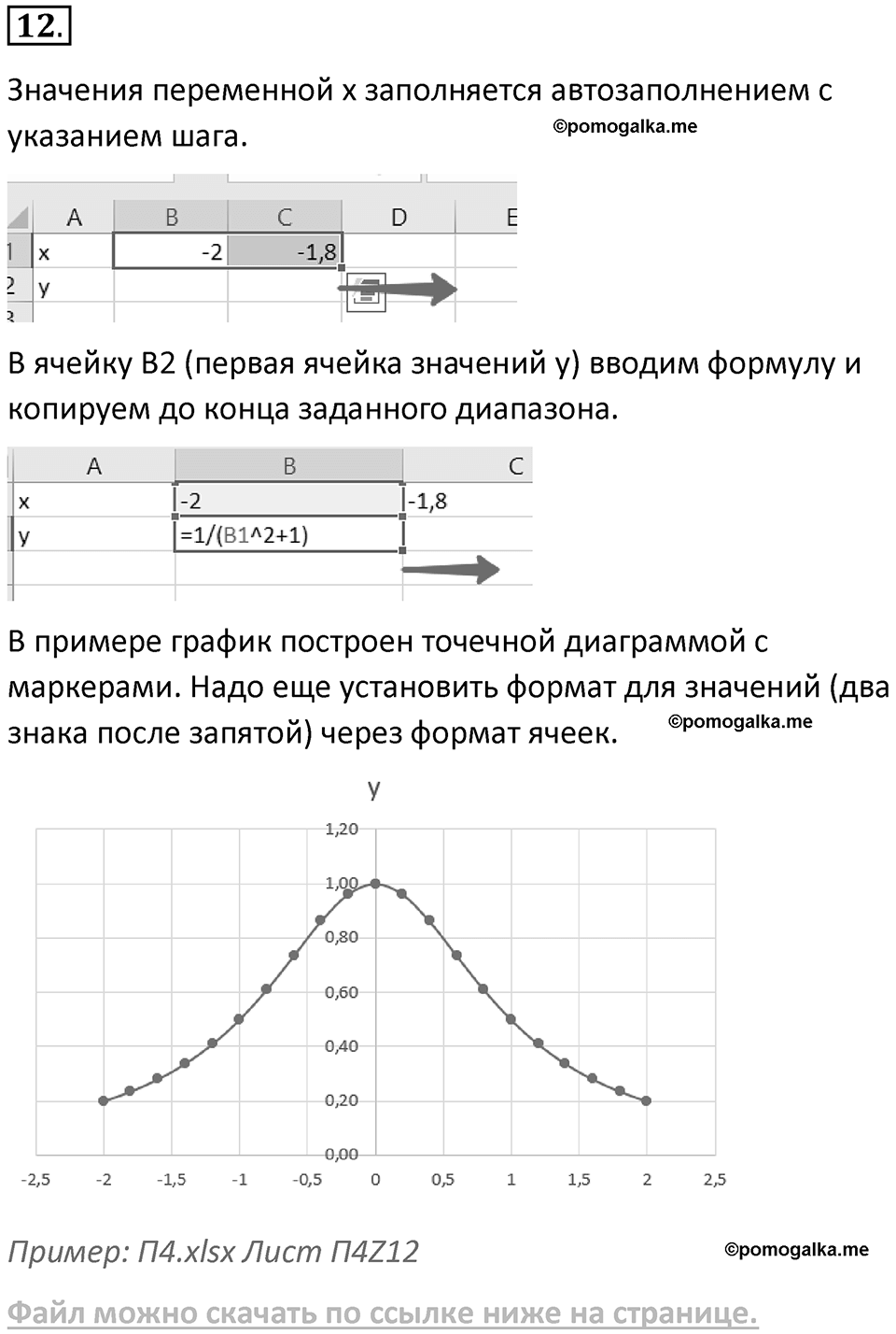 Параграф 4 номер 12 — решение 1
