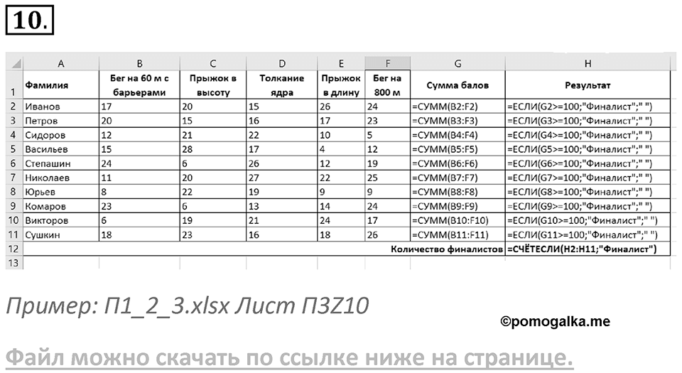 Параграф 3 номер 10 — решение 1
