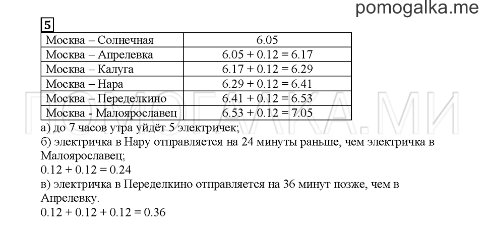 Часть 2. Работаем диспетчерами. Страница 43. Задание №5 — решение 1