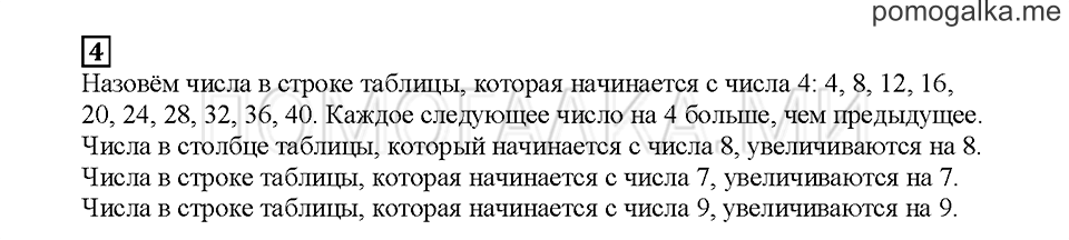 Часть 2. Таблица умножения. Страница 53. Задание №4 — решение 1
