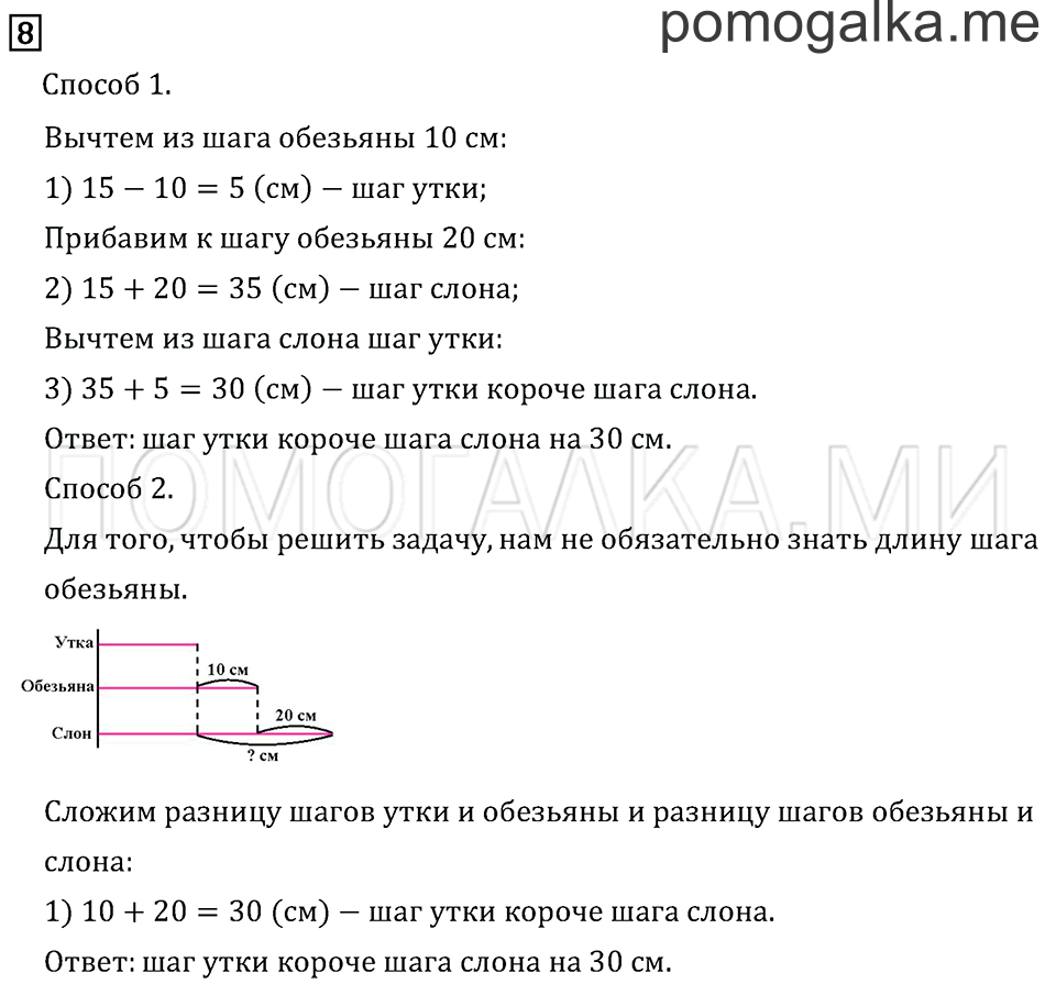 Часть 1. Страница 61. Задача №8 — решение 1
