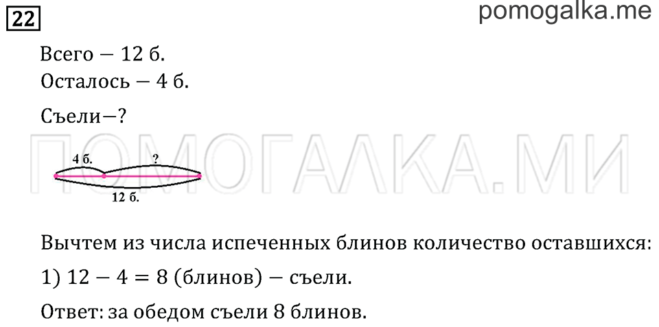 Часть 1. Страница 52. Что узнали. Чему научились. Задача №22 — решение 1