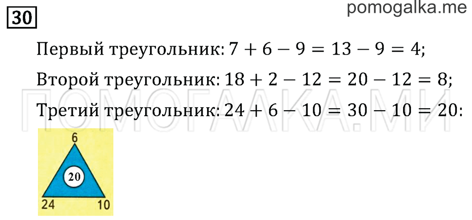 Часть 2. Страница 22. Что узнали. Чему научились. Задача №30 — решение 1