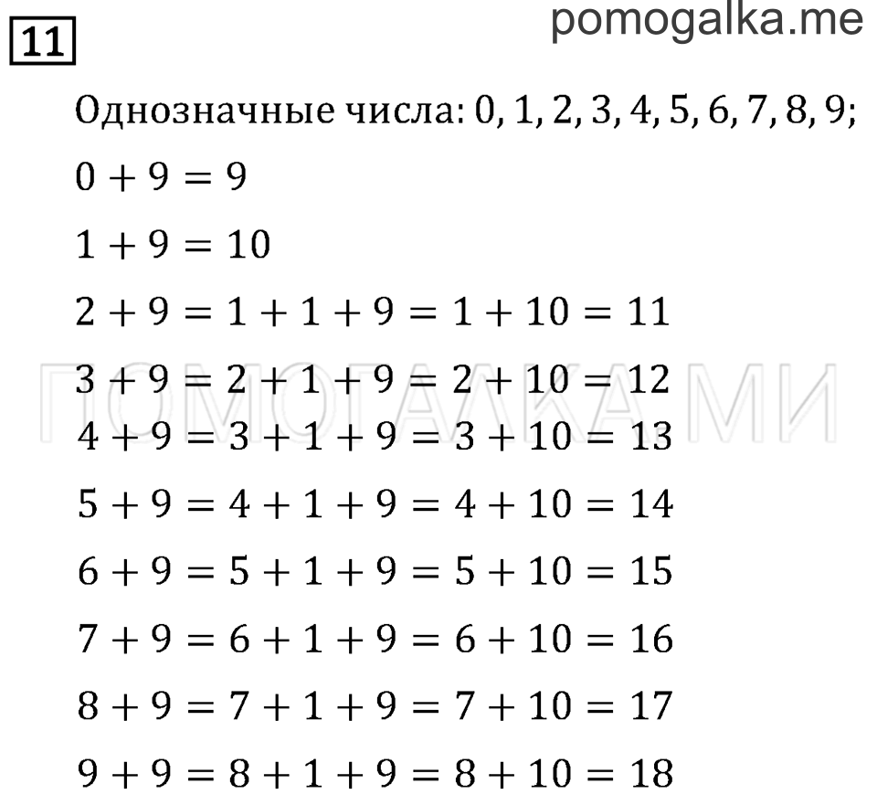 Часть 1. Страница 72. Что узнали. Чему научились. Задача №11 — решение 1
