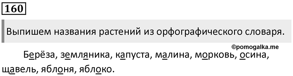 Часть 1. Упражнение №160 — решение 1