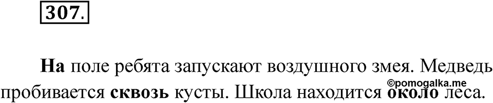 Упражнение 307 — решение 1