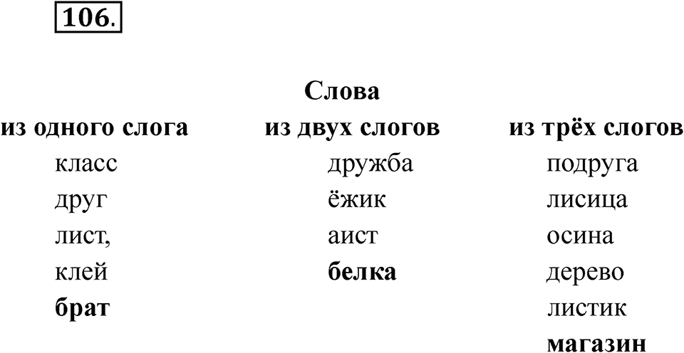 Упражнение 106 — решение 1