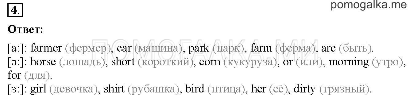 Unit 1. Страница 20. Lesson 11. Задание №4 — решение 1