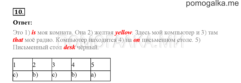 Module 4. Страница 58-62. Упражнения на повторение и закрепление материала. Задание №10 — решение 1