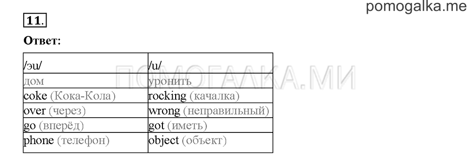 Module 4. Страница 52-55. Уроки 7a, 7b. Задание №11 — решение 1