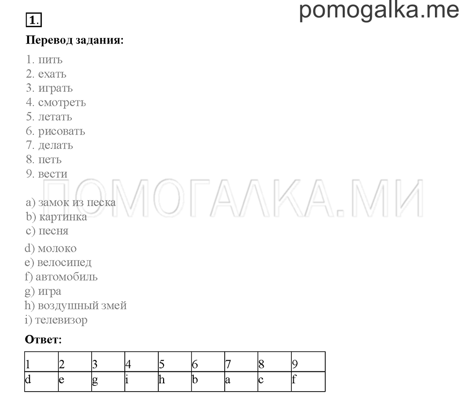 Module 7. Страница 100-107. Упражнения на повторение и закрепление материала. Задание №1 — решение 1
