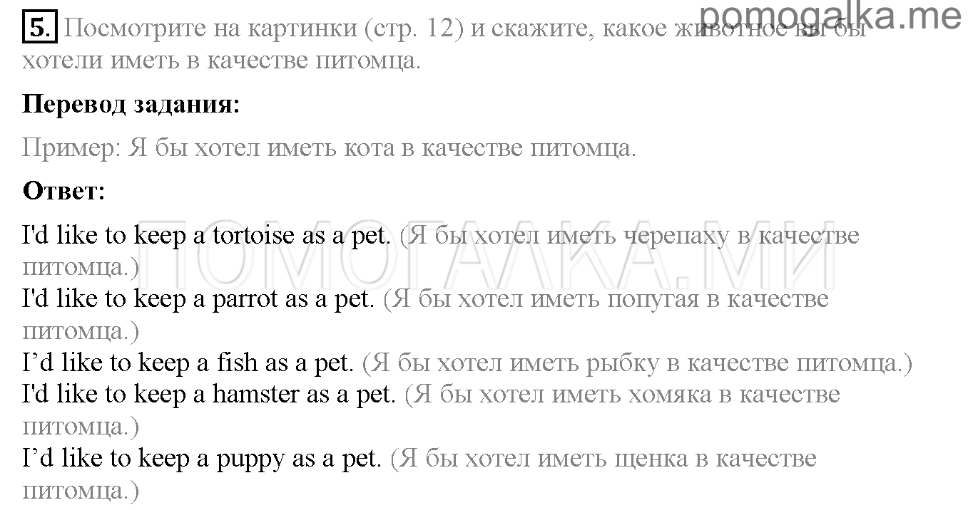 Часть 2. Страница 10-16. Lesson 47. Задание №5 — решение 1