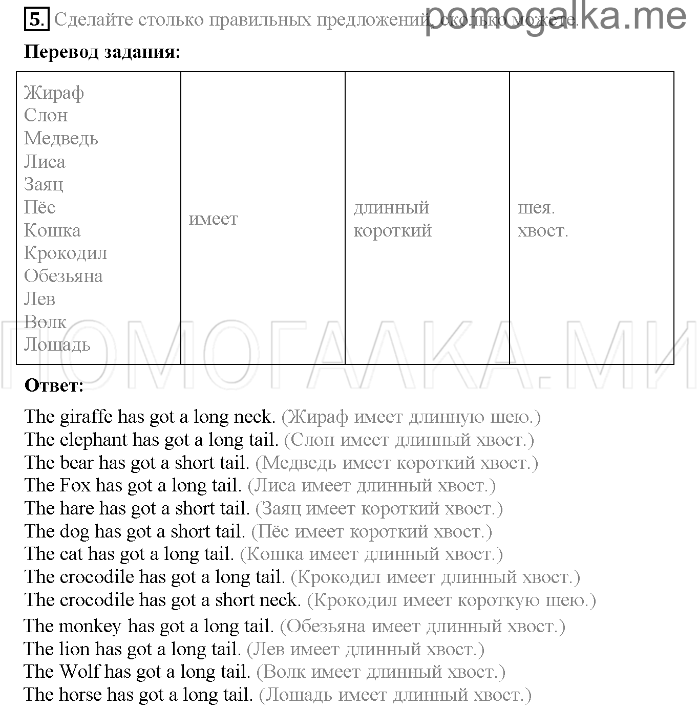 Часть 1. Страница 115-119. Lesson 39. Задание №5 — решение 1