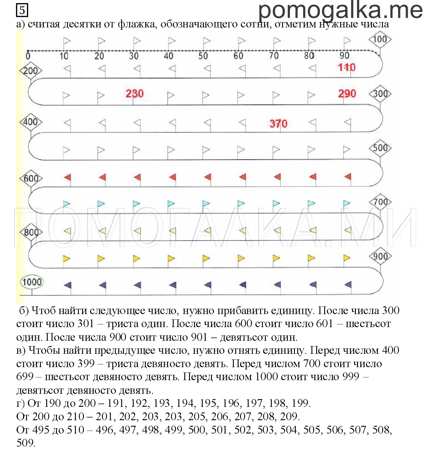 Часть 1. Считаем до тысячи. Страница 7 номер 5 — решение 1