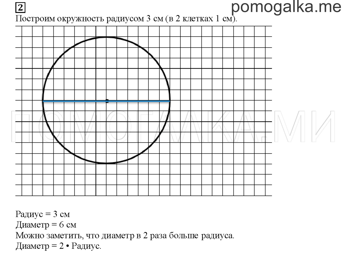 Часть 2. Окружность и круг. Страница 110 номер 2 — решение 1