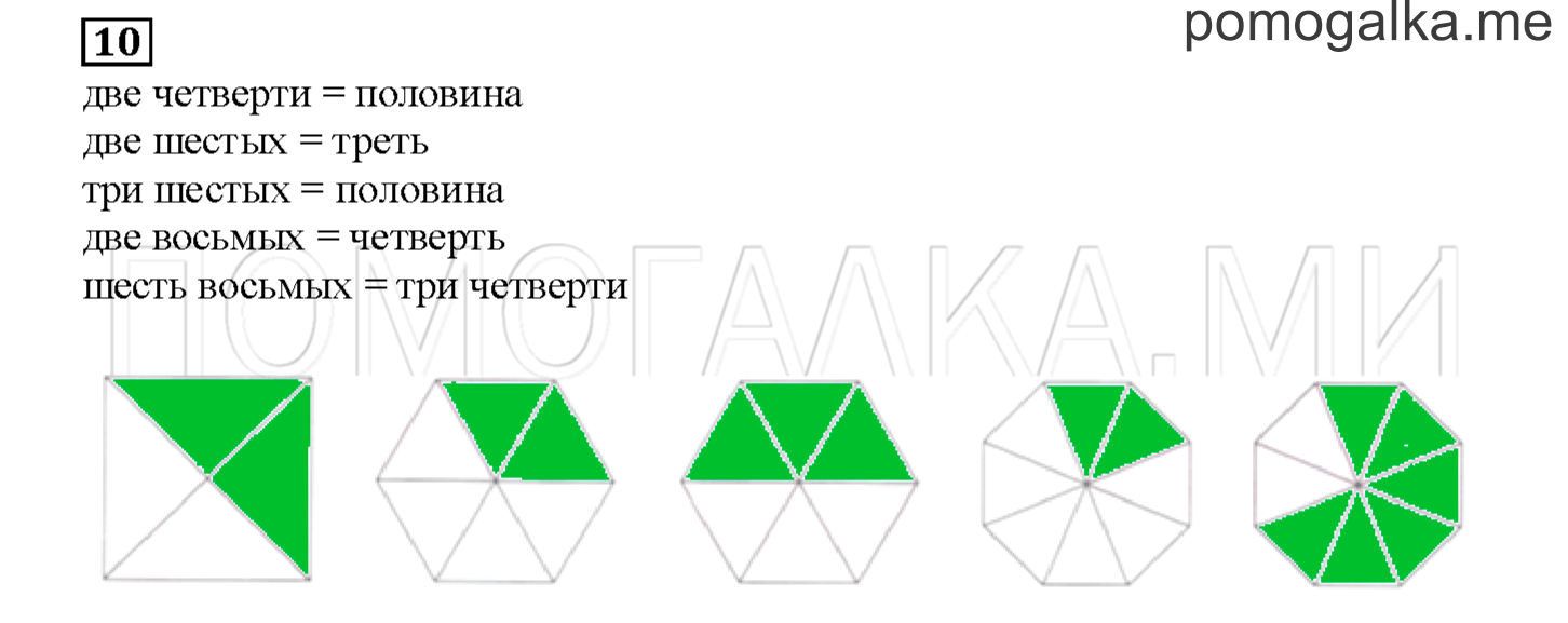 Часть 2. Делим на равные части. Страница 113 номер 10 — решение 1