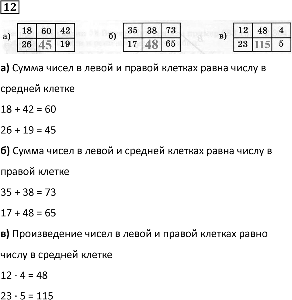 Часть 1 урок 21 номер 12 — решение 1