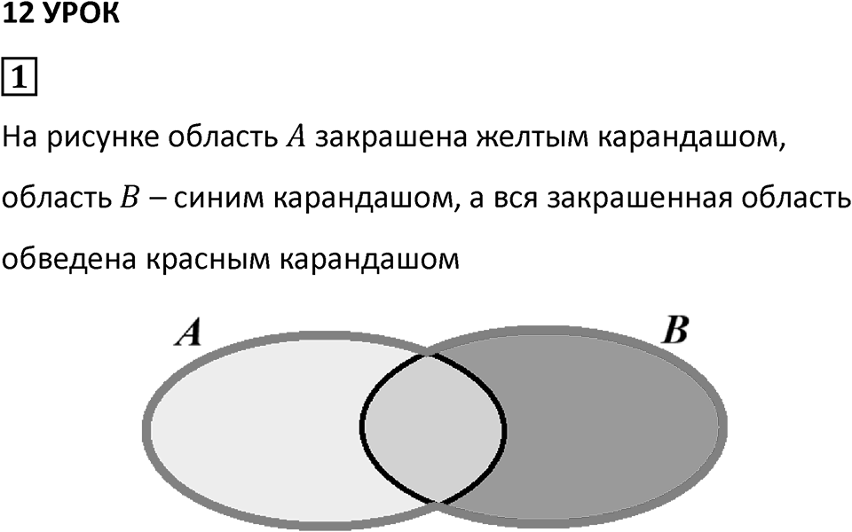 Часть 1 урок 12 номер 1 — решение 1