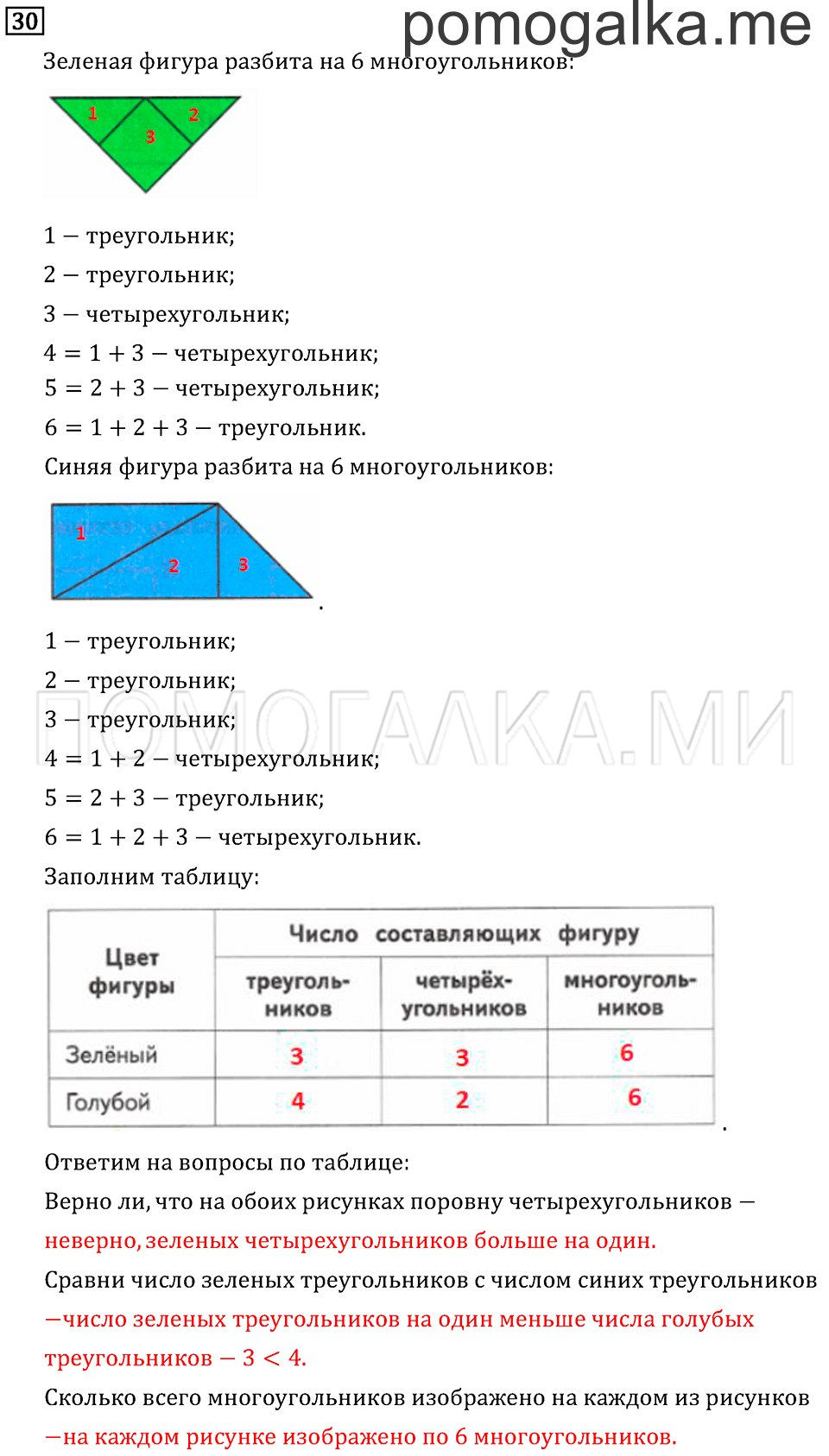 Часть 2. Умножение на 10 и на 100. Страница 29 задача №30 — решение 1
