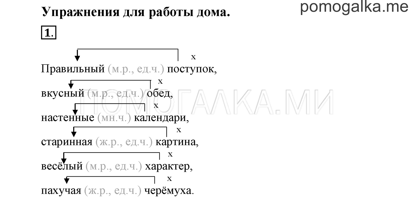 Упражнения для работы дома, задание №1 — решение 1