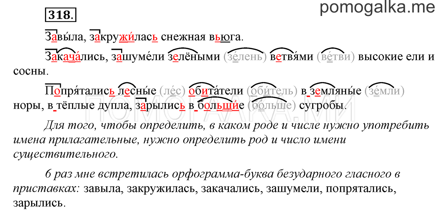 Упражнение №318 — решение 1