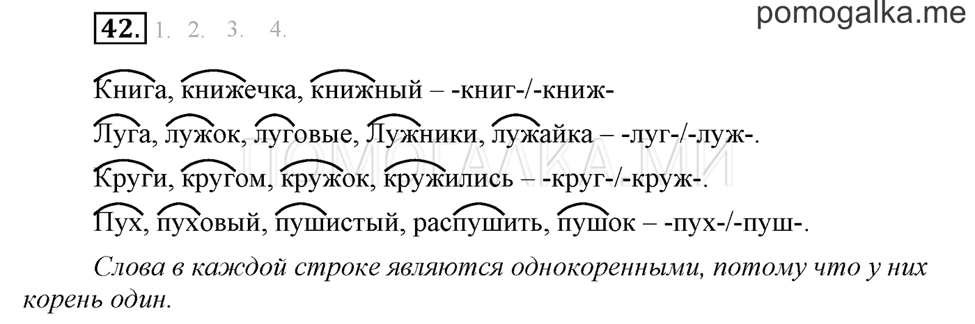 Упражнение №42 — решение 1