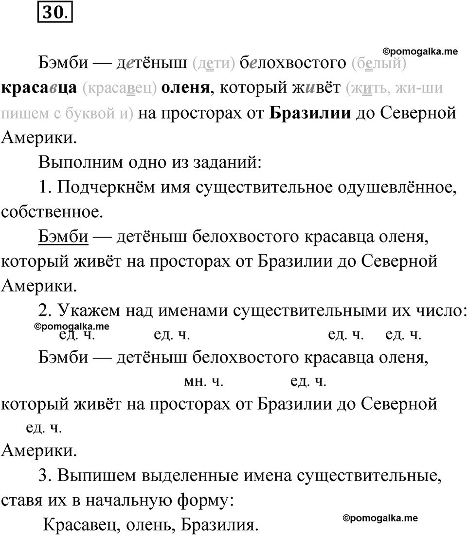 Упражнение 30 — решение 1