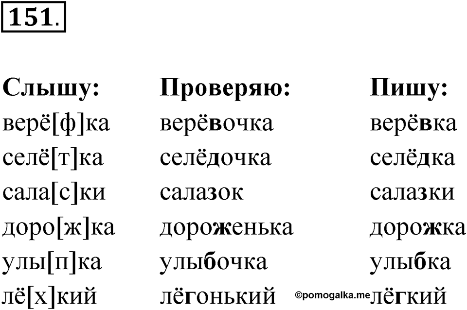 Упражнение 151 — решение 1