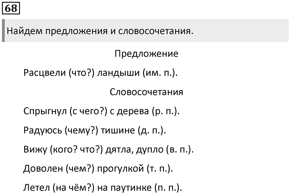 Упражнение №68 — решение 1