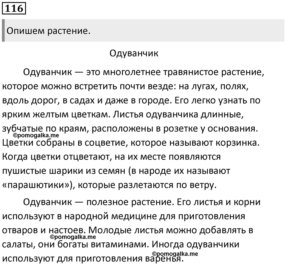 Упражнение №116 — решение 1