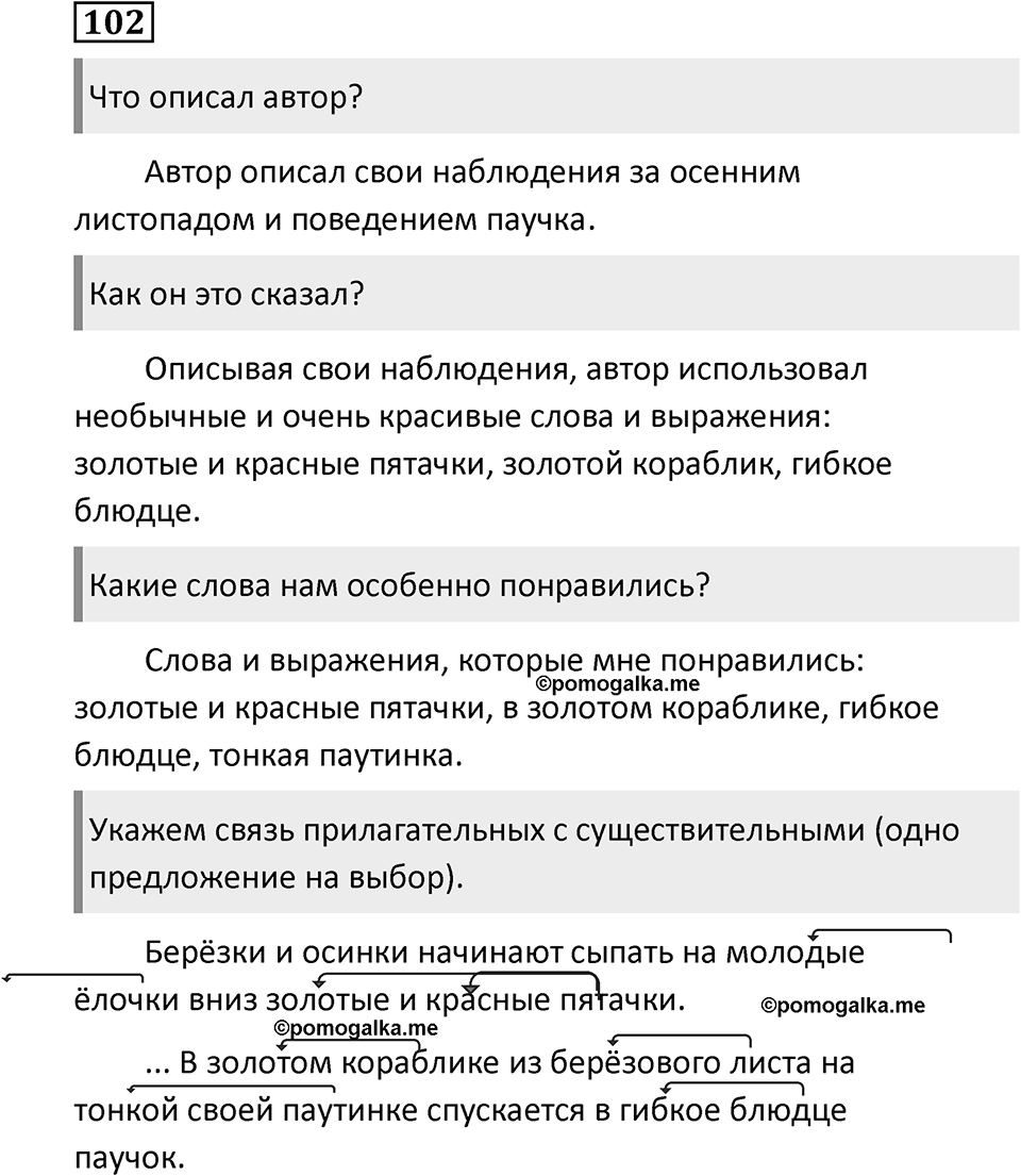 Упражнение №102 — решение 1