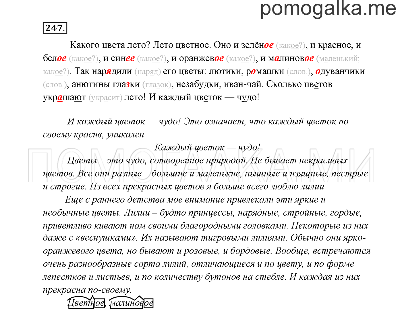 Упражнение №247 — решение 2