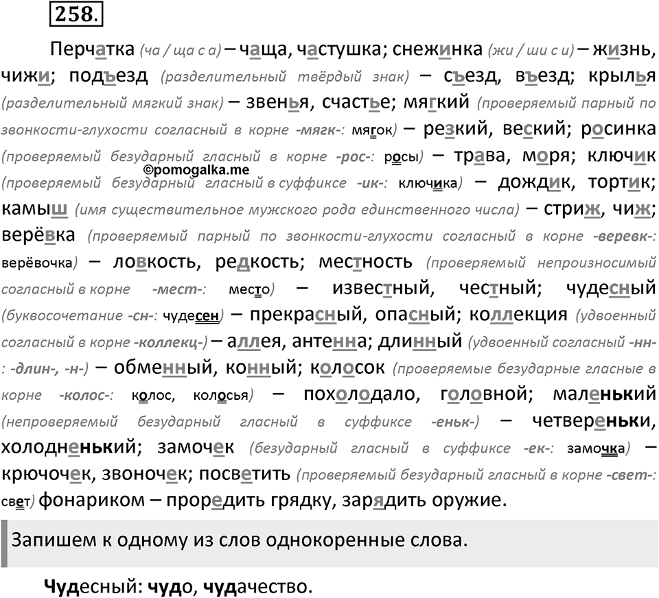 Упражнение №258 — решение 2
