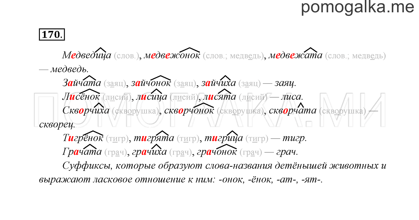 Упражнение №170 — решение 3
