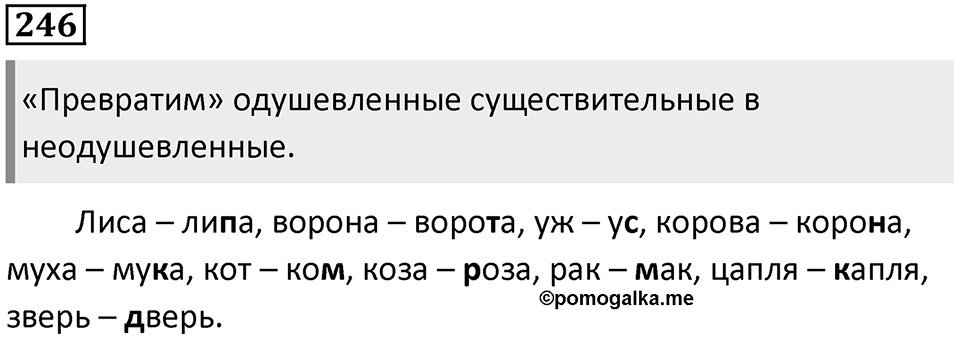 Упражнение №246 — решение 1