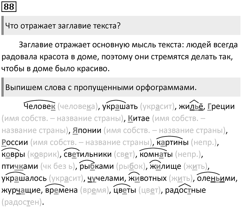 Упражнение №88 — решение 1