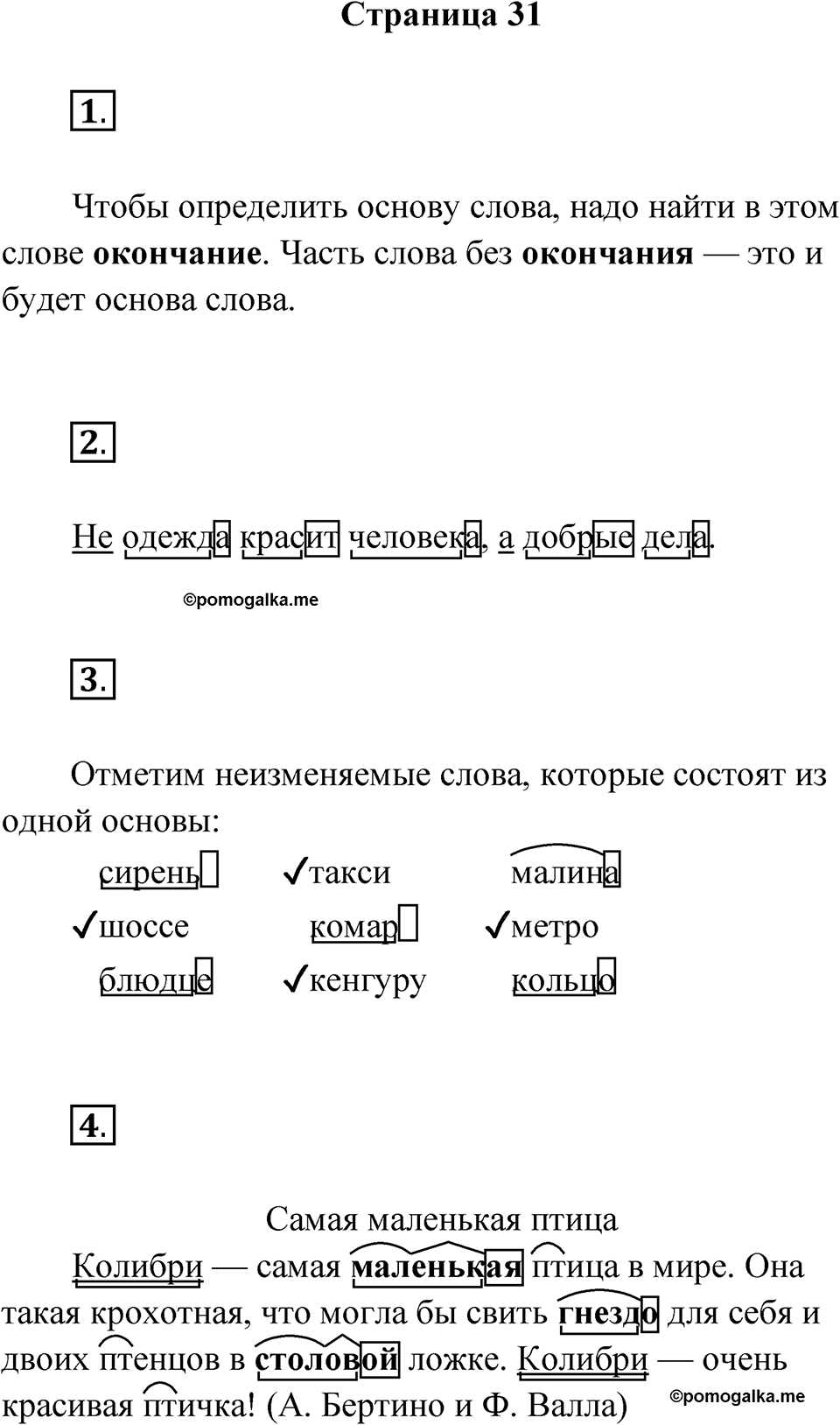 Страница 31 — решение 1
