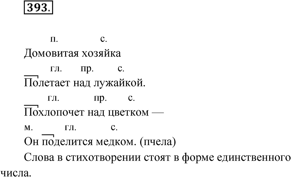 Упражнение 393 — решение 1