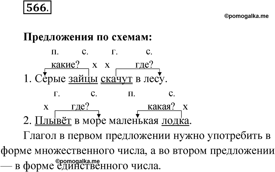 Упражнение 566 — решение 1