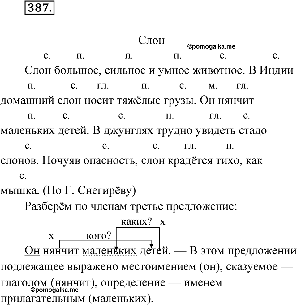 Упражнение 387 — решение 1