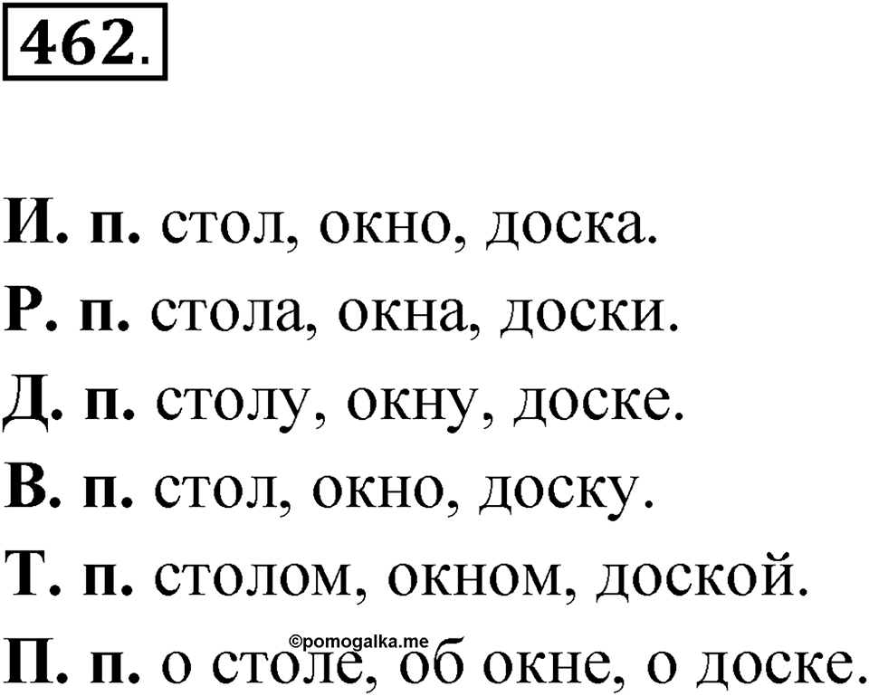 Упражнение 462 — решение 1