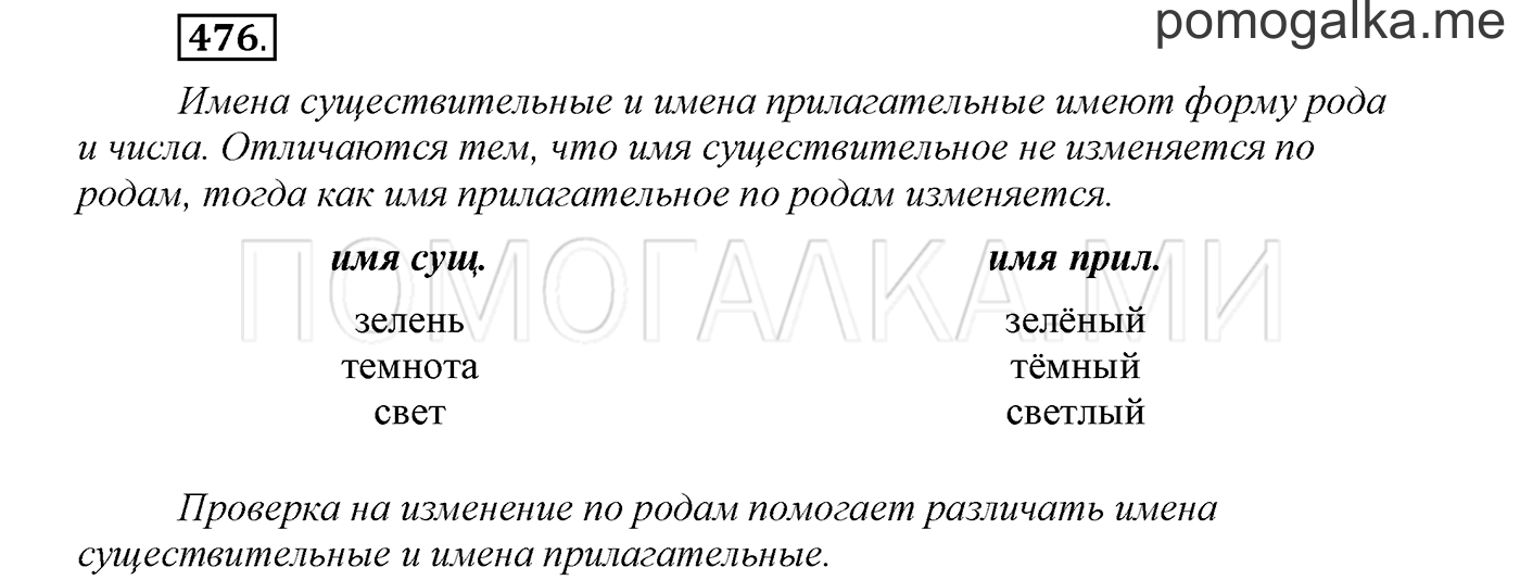 Упражнение №476 — решение 1