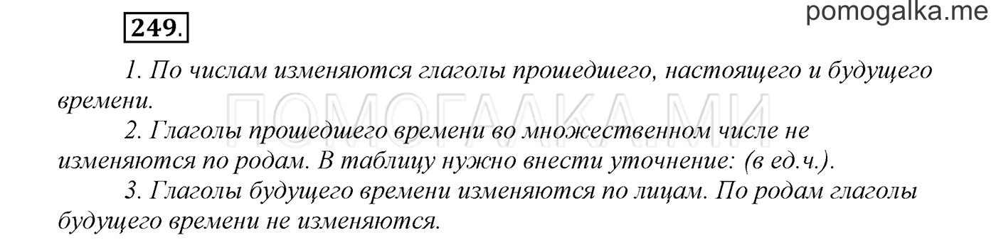 Упражнение №249 — решение 1