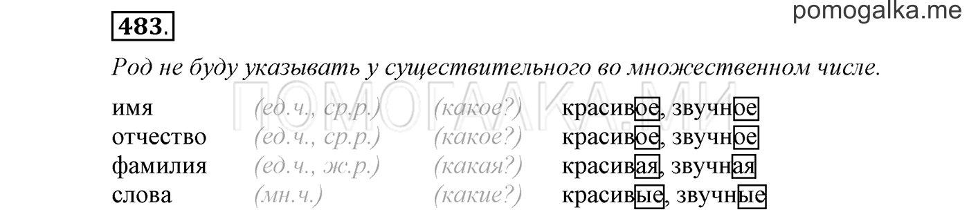 Упражнение №483 — решение 1