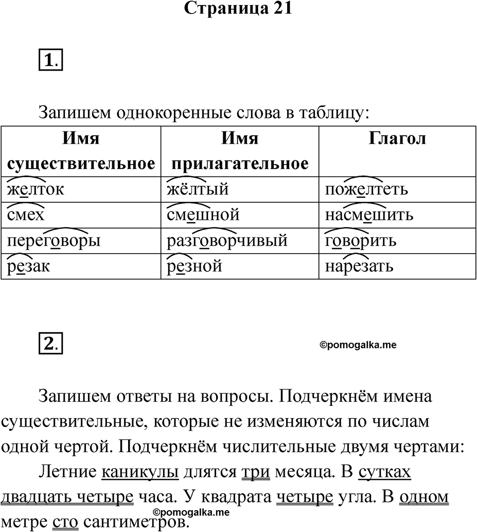 Страница 21 — решение 1