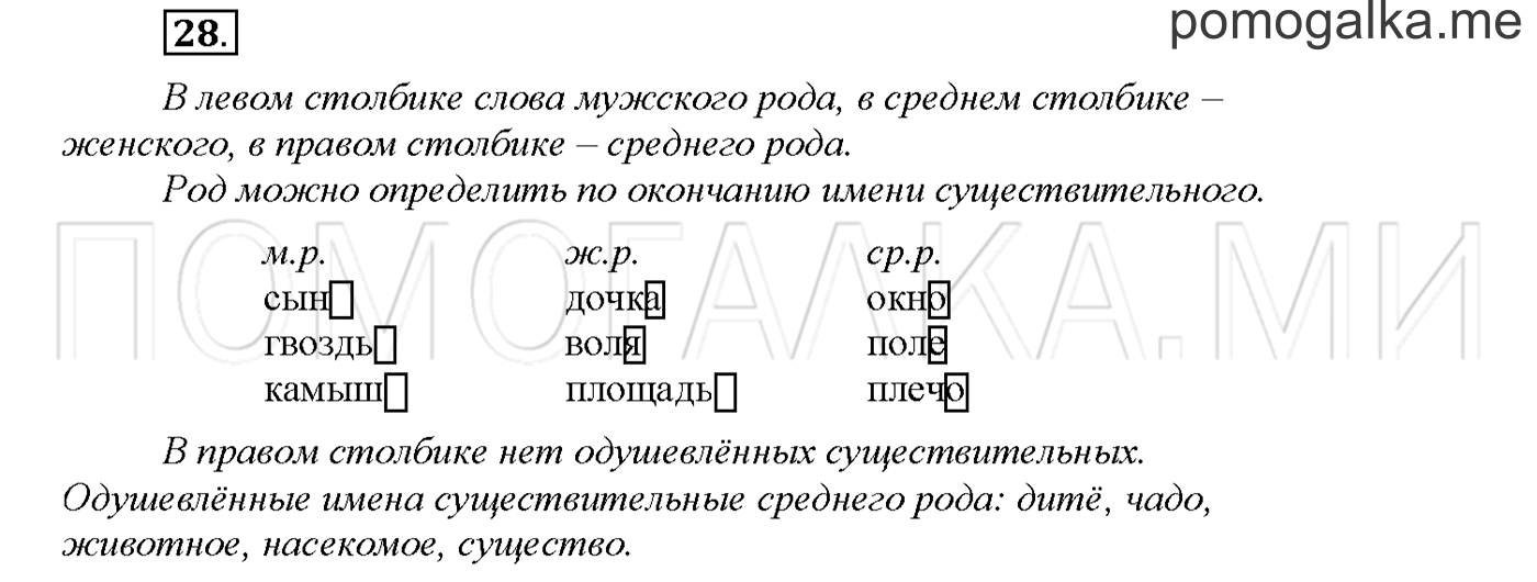 Упражнение №28 страница 49 — решение 1