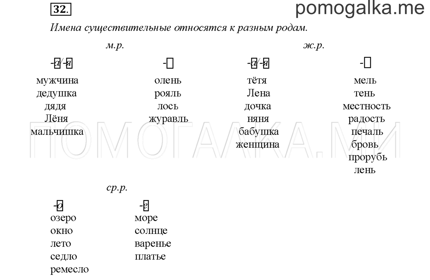 Упражнение №32 страница 50 — решение 1